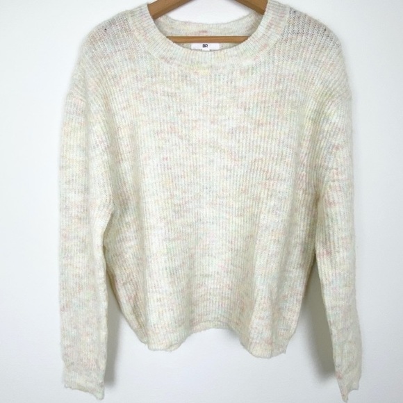 BOGOF!🔥 bp Rainbow Marled Chunky Pullover Sweater - Picture 3 of 3